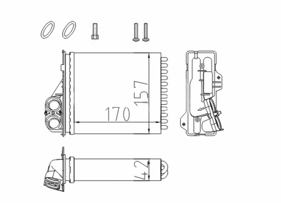 Système de chauffage HART 611 778