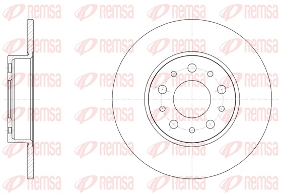Disque de frein REMSA 61500.00