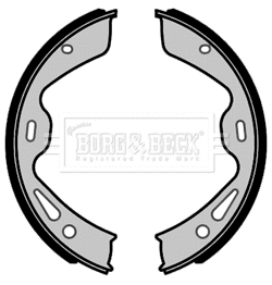 Jeu de mâchoires de frein, frein de stationnement BORG & BECK BBS6474