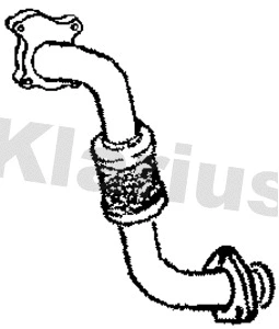 Tuyau d'échappement KLARIUS 301172
