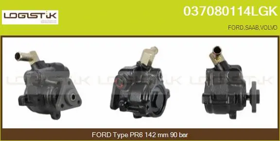Pompe hydraulique, direction LGK 037080114LGK
