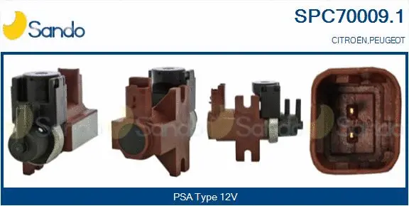 Transmetteur de pression, contrôle des gaz d'échappement SANDO SPC70009.1