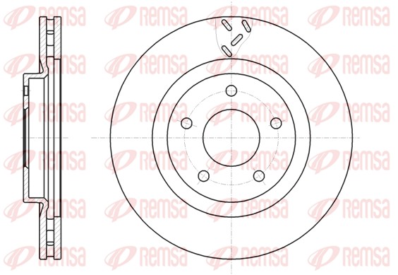 Disque de frein REMSA 61200.10