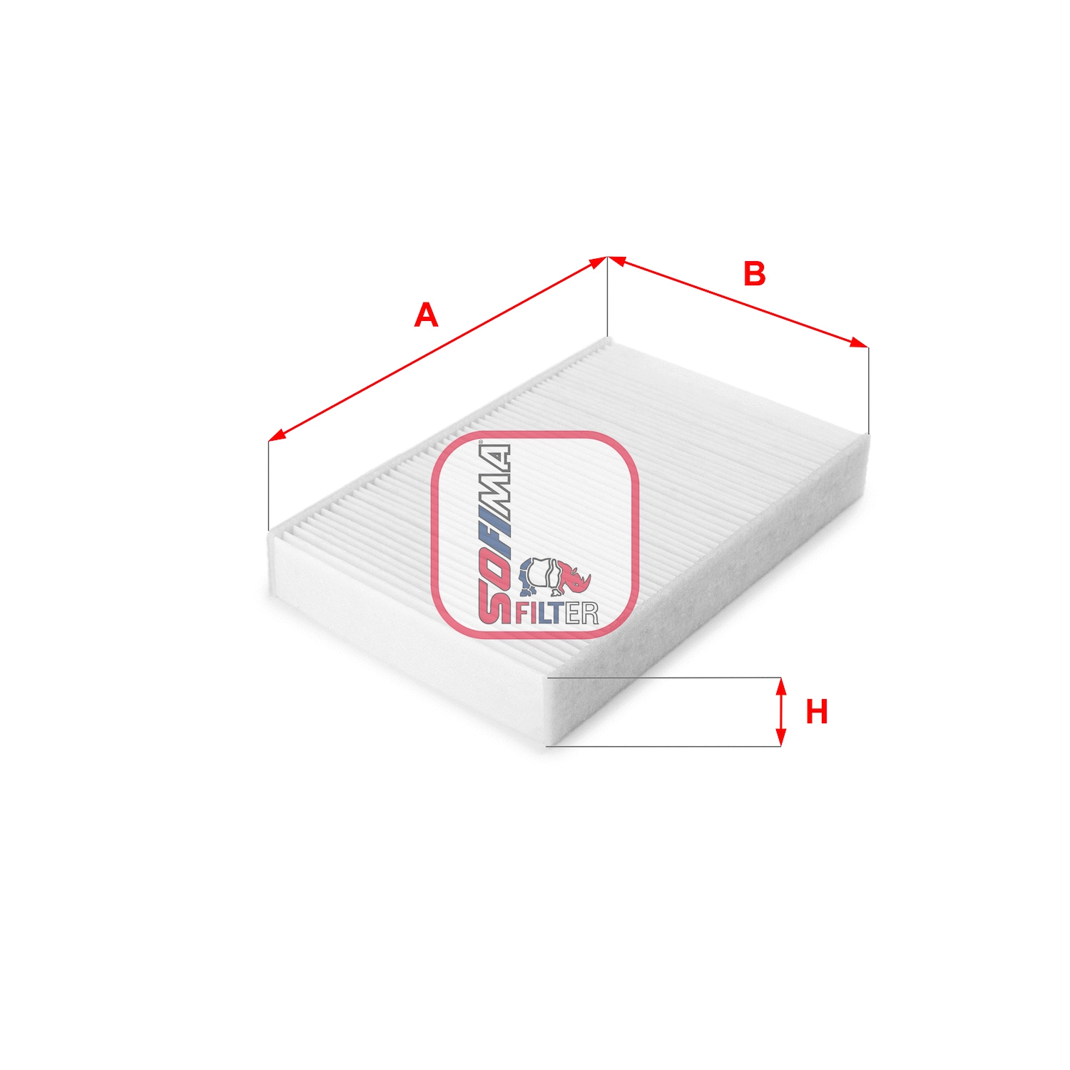 Filtre, air de l'habitacle SOFIMA S 3223 C