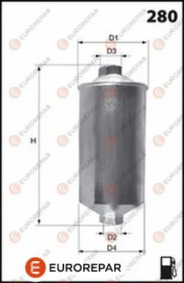 Filtre à carburant EUROREPAR 1667443080