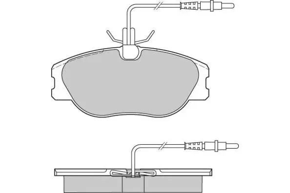 Kit de plaquettes de frein, frein à disque E.T.F. 12-0598
