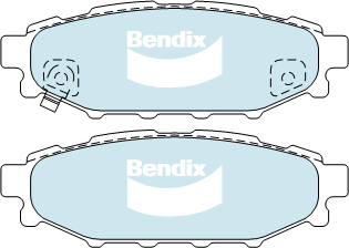 Kit de plaquettes de frein, frein à disque BENDIX-SEA DB1803 MKT
