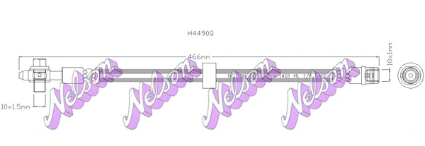 Flexible de frein KAWE H4490Q