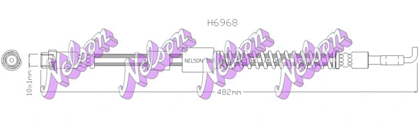 Flexible de frein KAWE H6968