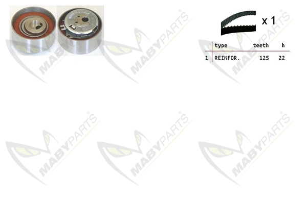Kit de courroie crantée MABYPARTS OBK010082