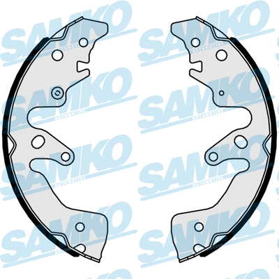 Jeu de mâchoires de frein SAMKO 81076
