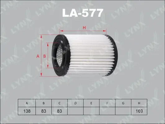 Filtre à air LYNXAUTO LA-577