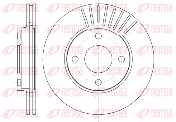 Disque de frein REMSA 6575.10