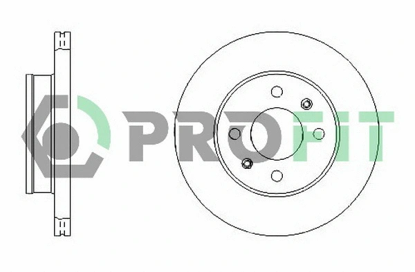 Disque de frein PROFIT 5010-1632