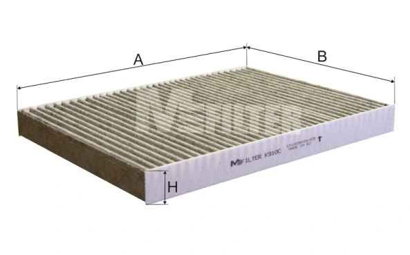 Filtre, air de l'habitacle MFILTER K 910C