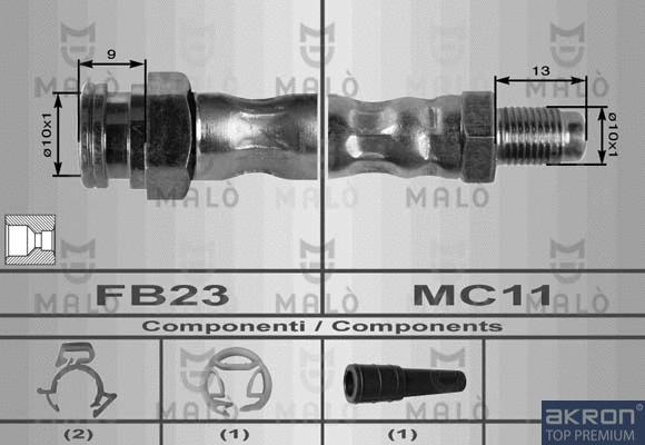 Flexible de frein AKRON-MALÒ 8416