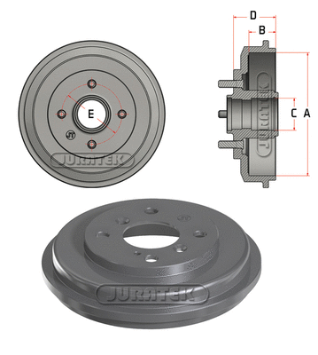 Tambour de frein JURATEK JDR038