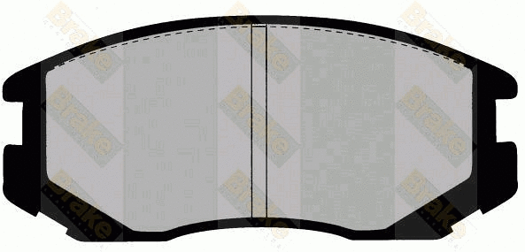Kit de plaquettes de frein, frein à disque Brake ENGINEERING PA1369