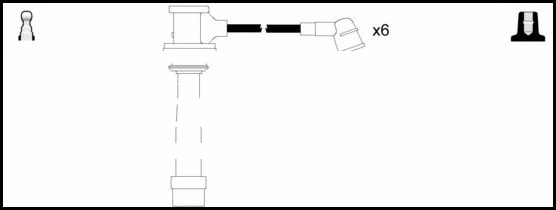 Kit de câbles d'allumage LEMARK HOES1111