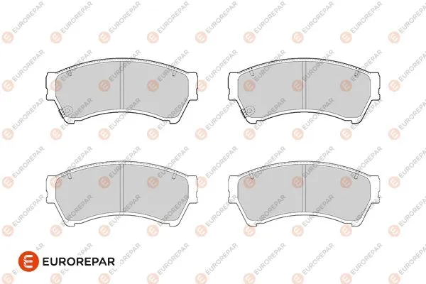 Kit de plaquettes de frein, frein à disque EUROREPAR 1686266580