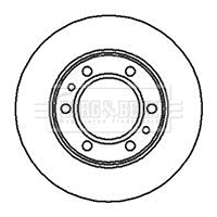 Disque de frein BORG & BECK BBD5035