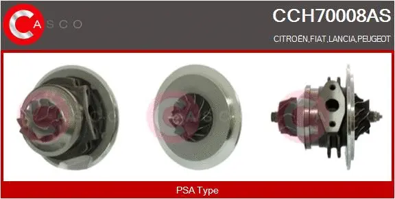 Groupe carter, turbocompresseur CASCO CCH70008AS