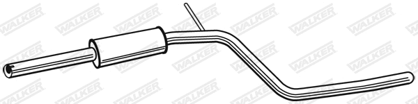Silencieux central WALKER 24163