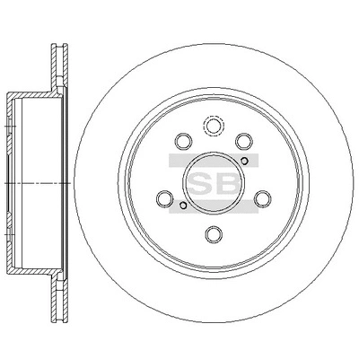 Disque de frein Hi-Q SD4649
