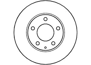 Disque de frein ABTEX BD1070V