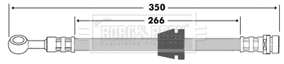 Flexible de frein BORG & BECK BBH7352