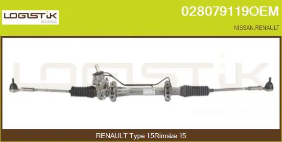 Crémaillère de direction LGK 028079119OEM