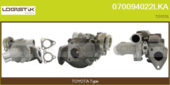Turbocompresseur, suralimentation LGK 070094022LKA
