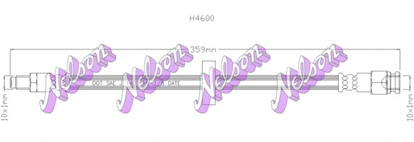 Flexible de frein KAWE H4600