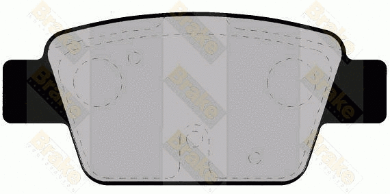 Kit de plaquettes de frein, frein à disque Brake ENGINEERING PA1309