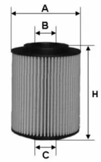 Filtre à huile UNIFLUX FILTERS XOE70
