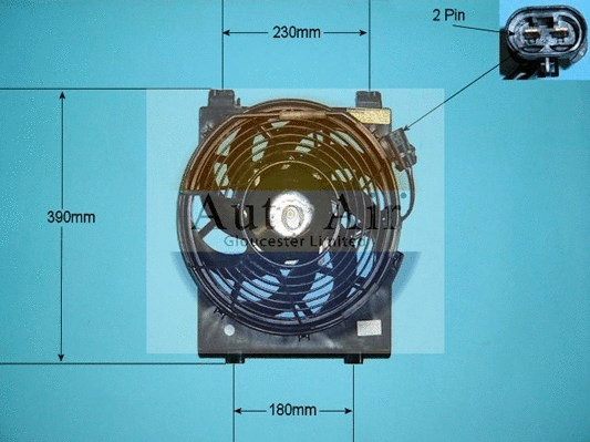 Moteur électrique, ventilateur pour radiateurs AUTO AIR GLOUCESTER 05-1116
