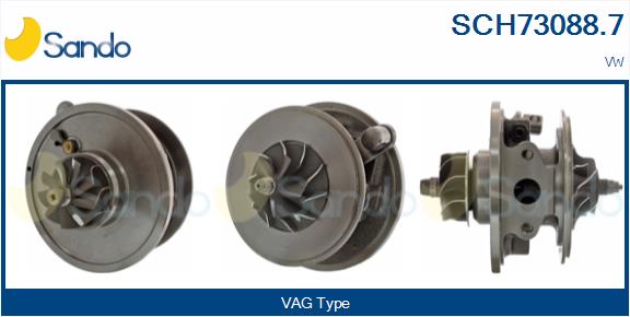 Groupe carter, turbocompresseur SANDO SCH73088.7