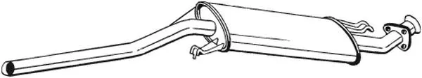 Silencieux central BOSAL 281-101