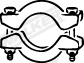 Pièce de serrage, échappement WALKER 82451