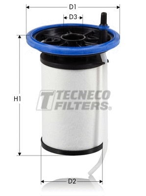 Filtre à carburant TECNECO FILTERS GS2093E