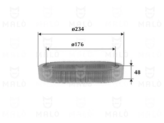 Filtre à air AKRON-MALÒ 1500272