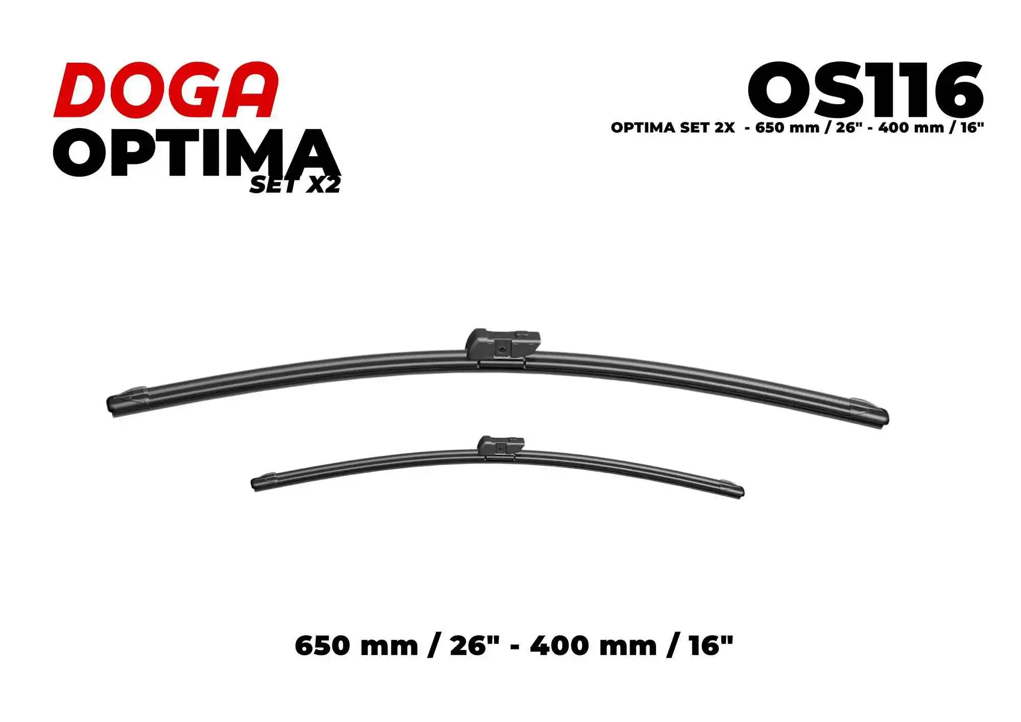 Balai d'essuie-glace DOGA OS116