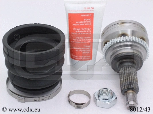 Jeu de joints, arbre de transmission CDX 8012/43