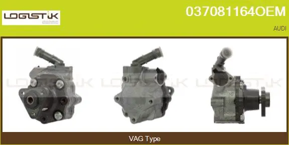 Pompe hydraulique, direction LGK 037081164OEM