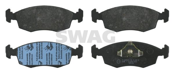 Kit de plaquettes de frein, frein à disque SWAG 50 91 6021