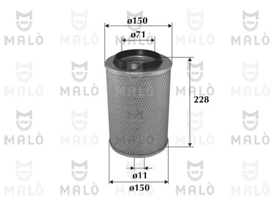 Filtre à air AKRON-MALÒ 1500317