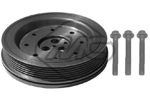 Kit de poulies, vilebrequin Metalcaucho 14816
