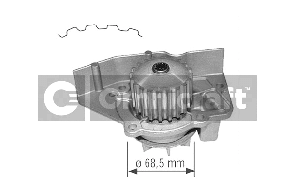 Pompe à eau, refroidissement du moteur Omnicraft 2317356