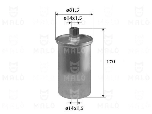 Filtre à carburant AKRON-MALÒ 1520182