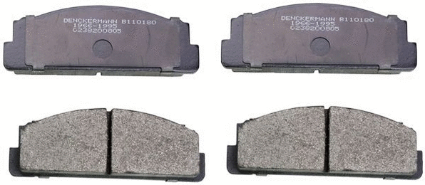 Kit de plaquettes de frein, frein à disque DENCKERMANN B110180
